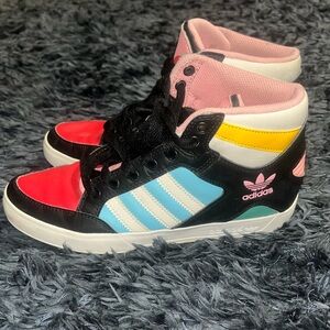Colorful Adidas sneakers